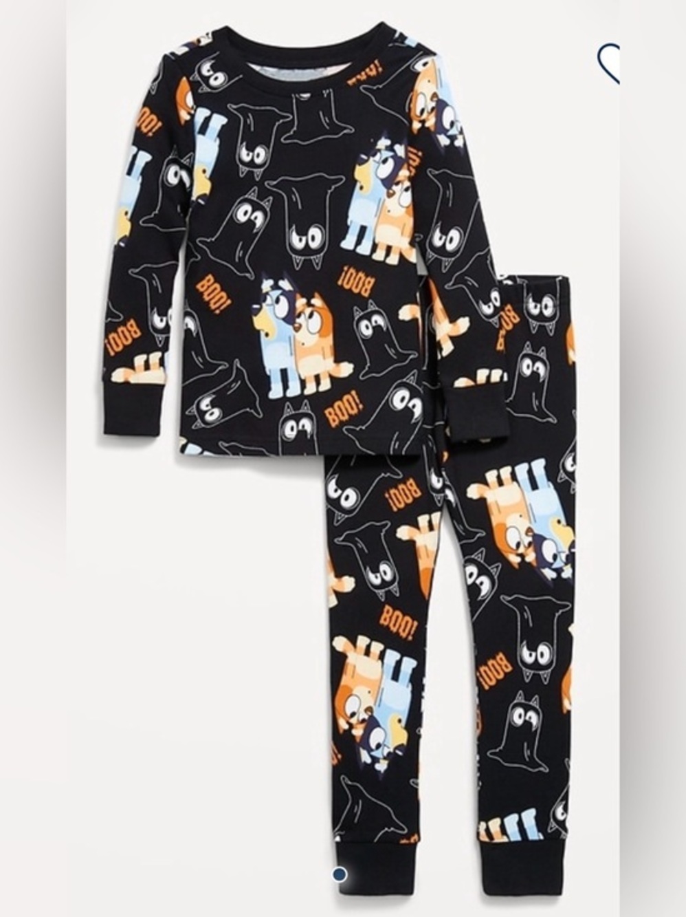 NEW…Bluey Unisex Snug Fit Halloween Pajama Set